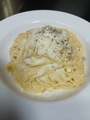 料理メニュー写真&nbsp;自家製ベーコンのカルボナーラ　スパゲティ
