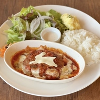 トマトチーズハンバーグ