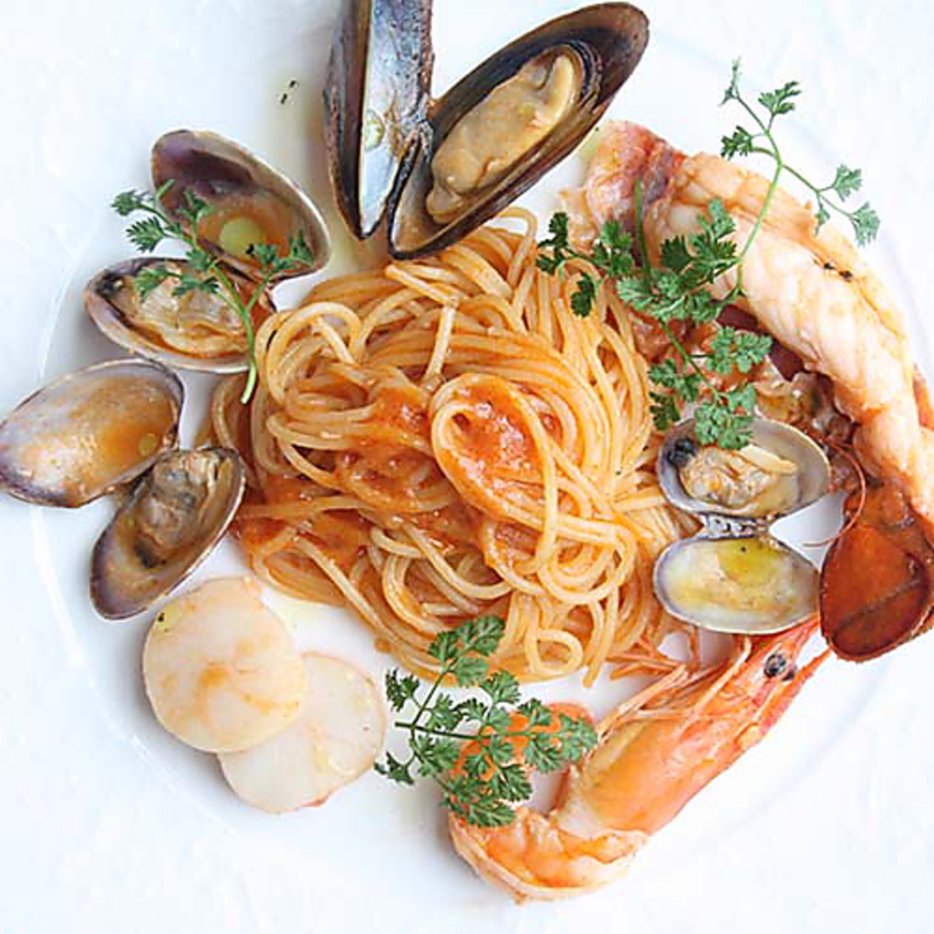 カナダ産オマール海老のペスカトーレ