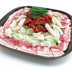チュサムポックム(チュクミとサムギョプサルの炒め)<2人前>