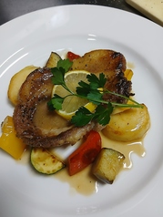 那須高原つつじポークのソテー　レモンソース