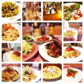 メニュー豊富で、『パスタ食べ＆飲み放題コース』も！お腹いっぱい食べていって～♪