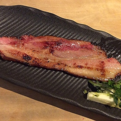 燻製ベーコンの炙り焼き
