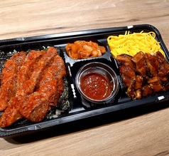 【黒毛和牛】絶品！旨辛ダレステーキ＆鰻の蒲焼き弁当