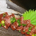 料理メニュー写真&nbsp;肝臓(レバ刺し)