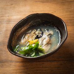 牡蠣の酒蒸し