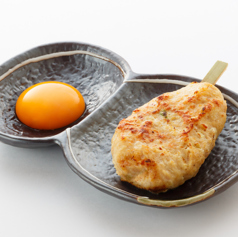軟骨入りつくね（卵黄付き）