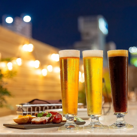 東京駅・八重洲北口徒歩3分！肉×魚×12種類のクラフトビールが勢揃い♪