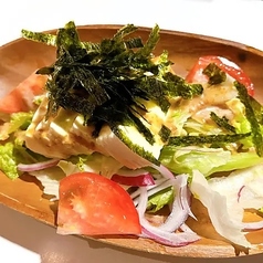 豆腐のゴマ風味サラダ