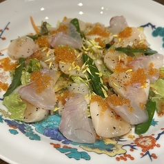 ホタテと鯛のカルパッチョ