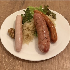 ソーセージ3種盛り合わせ