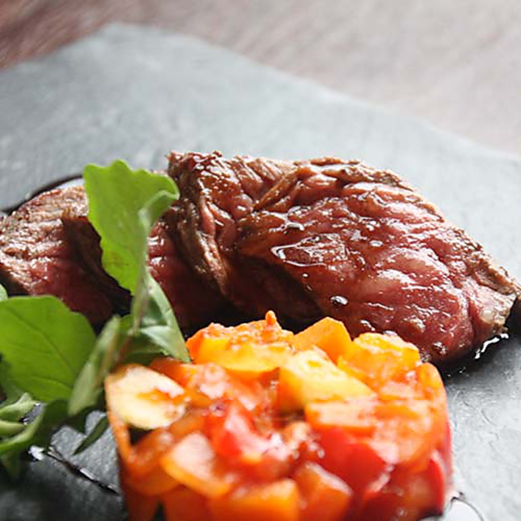 熊本県産牛フィレ肉のポワレ　マルサラ酒ソース