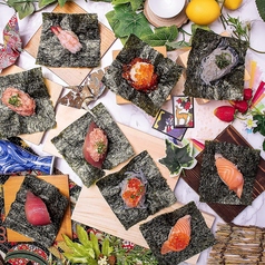 ［舌と目で楽しめる］名物★海鮮握らな寿司◎