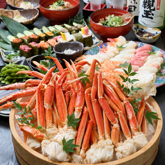 生産者直営 海鮮居酒屋 Rikusui 寿司 天ぷら 刺身のコース写真