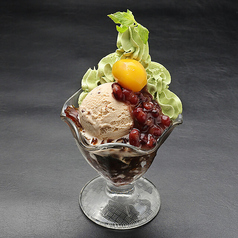 栗の和風パフェ