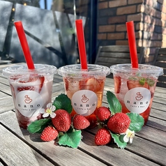 苺ドリンク各種