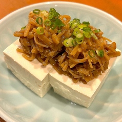 醤油麹のなめたけ冷奴