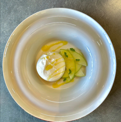 ブラッティーナと季節のフルーツ