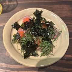 和牛ハツと明太子