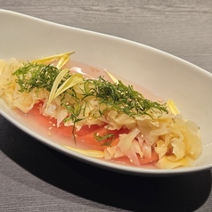 ひんやりガリトマト大葉のせ～出汁香る特製ドレッシングがけ～