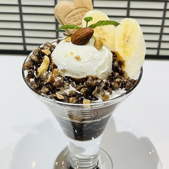 ★夜カフェ★チョコバナナ珈琲ゼリーパフェ◆1ドリンク付き