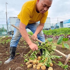 自家農場（茨城）から直送している新鮮野菜