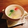 彩り野菜の白湯スープ