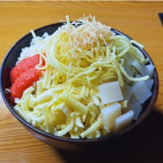 もんじゃ焼　モチ明太子チーズ