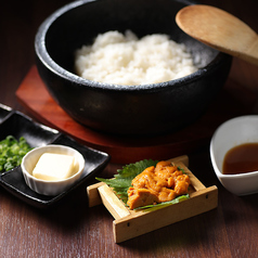 石焼きウニご飯
