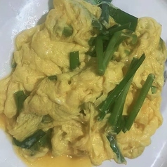 ニラと玉子の塩炒め
