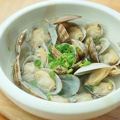 赤味噌仕立て あさりの酒蒸し
