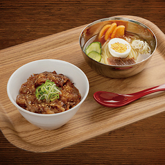 カルビ丼(小)&冷麺(小)セット