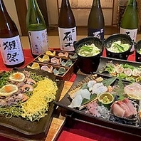 様々な日本酒が楽しめる