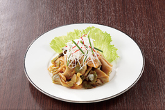 干し豆腐のパクチー添え