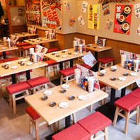 団体様はもちろん貸切のご利用も可能でございます◎