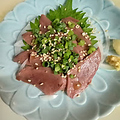 料理メニュー写真&nbsp;馬レバー刺し