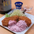 料理メニュー写真 鮪カツ (しば漬けタルタル/ポン酢おろし)