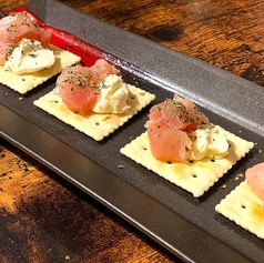 天然もちびんマグロのクリームチーズ