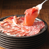追加プラン500円(生ハム食べ放題 ハモンセラーノ プロシュート サラミ などなど日替わり)