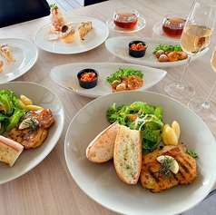 ミライエテラスカフェのコース写真