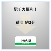 アクセス抜群！！中崎町駅 徒歩3分の好立地◎