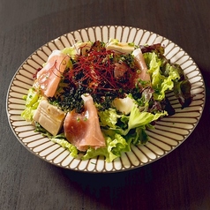 生ハムと豆腐のチョレギサラダ