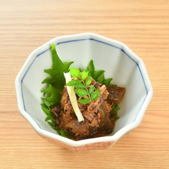 まぐろと生若芽のしぐれ煮