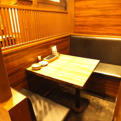 半個室風のお席もご用意！