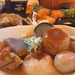 ここでしか食べられないみそつけおでんと名古屋飯は、名古屋からそのままの味で持ってきました。