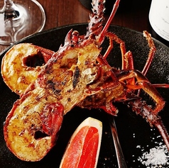 【活伊勢海老】活きた伊勢海老を丸ごと鉄板焼きの写真