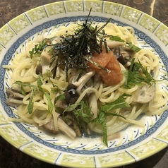 信州きのこの明太和風パスタ