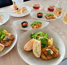 ミライエテラスカフェのコース写真