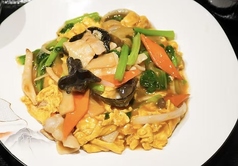 豚肉とキクラゲの玉子炒め