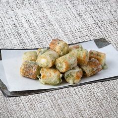 ちくわチーズあげ／甘エビの唐揚げ／蓮根の挟み揚げ